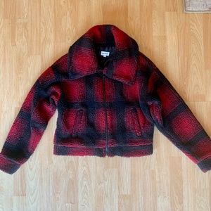 Plaid Bomber Jacket from Super down
